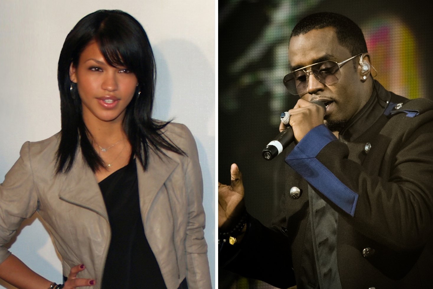 Cassie ja Diddy. Cassien viestit Diddylle vuotaneet.