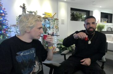 xQc ja Drake pöydän äärellä. Drake iski takaisin Kendrickille.