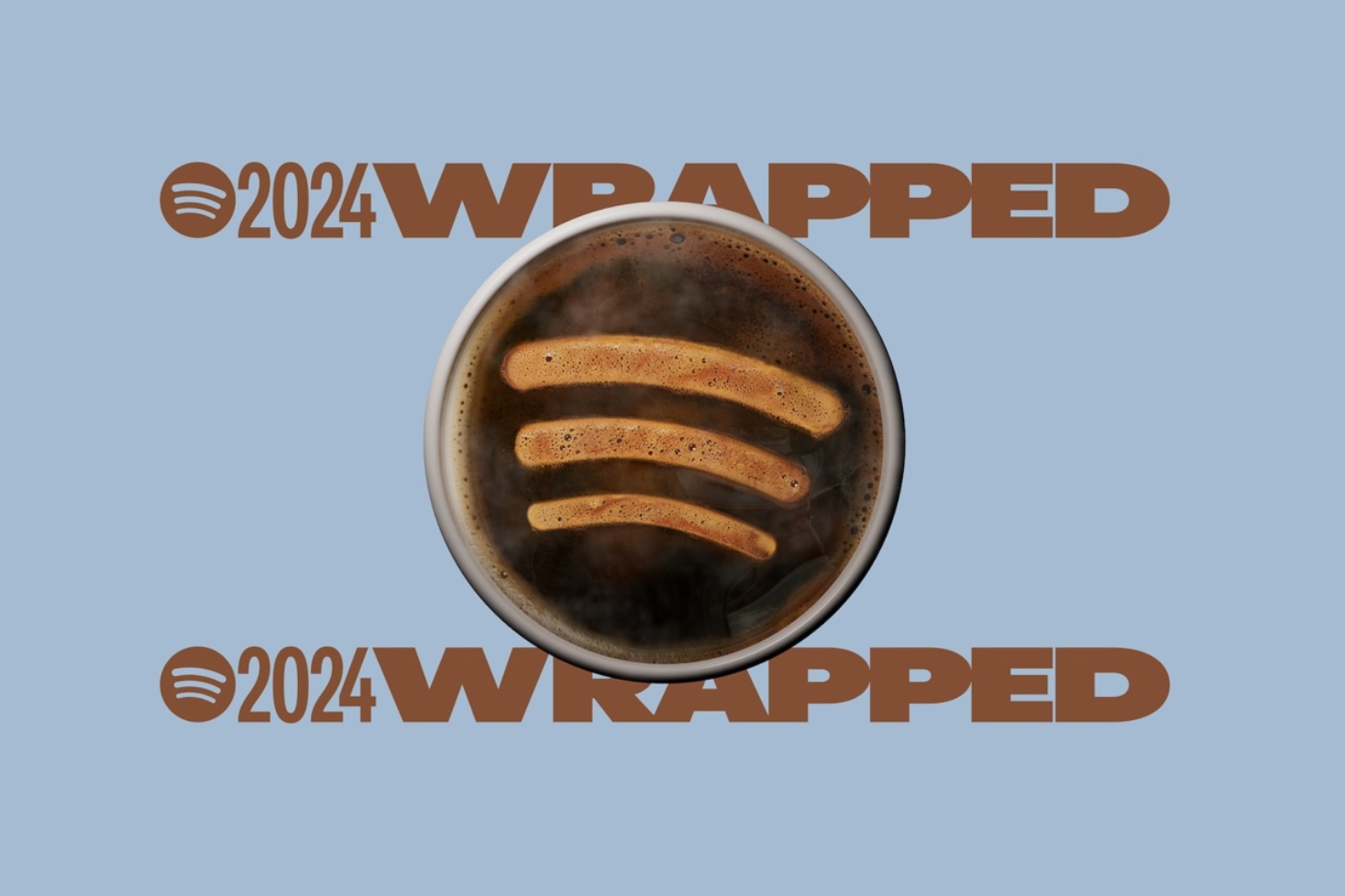 Spotify Wrapped 2024 -logo. Spotify Wrapped 2024 saapui