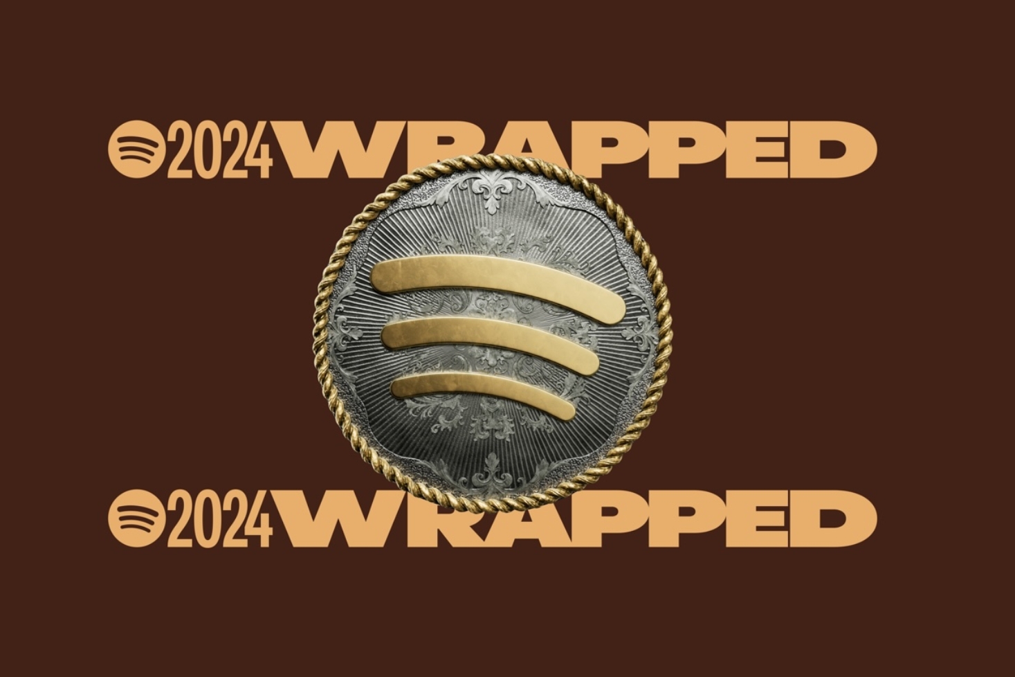 Spotify Wrapped -logo. Vuoden 2024 musiikkikatsaus on saapunut.