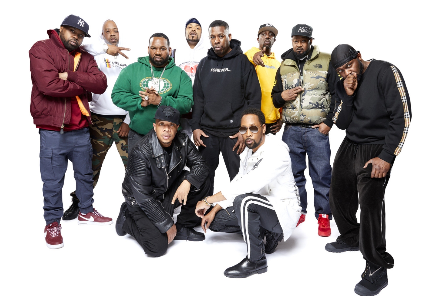 Wu-Tang Clan ryhmäkuvassa